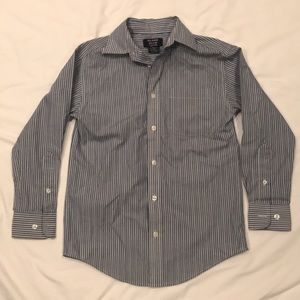Boys long sleeve button down shirt.
